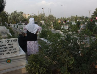 Ούτε ιερό... ούτε όσιο - Τούρκοι αστυνομικοί βανδάλισαν τάφους μαχητών του PKK στο Ντιγιάμπακιρ (φωτό)